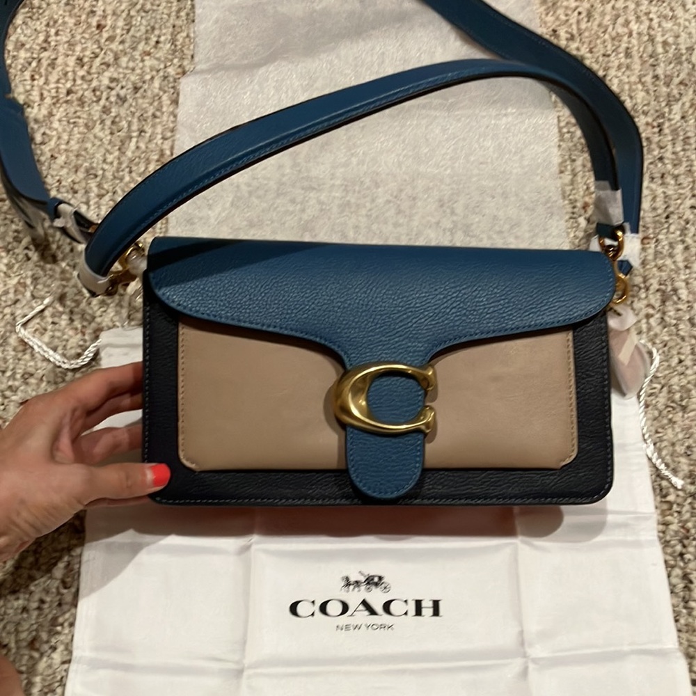 Coach Tabby Shoulder Bag 26 In Colorblock 76105 - Picture 4 of 13